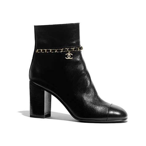 chanel type of leather|chanel leather boot with heel.